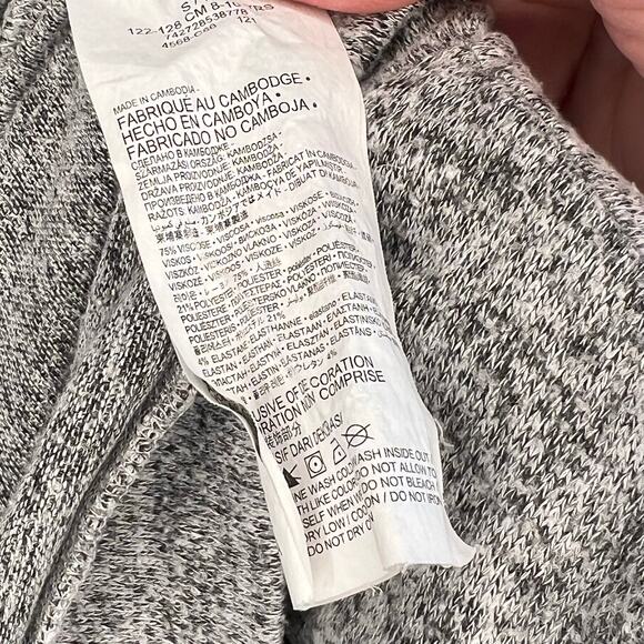 Girls' Hurley soft & light Hacci knit pullover hoodie Size Small (7) - Picture 6 of 6